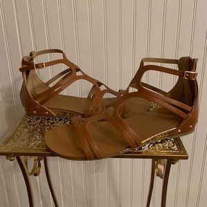 Size 10 tan sandal. Worn once.
